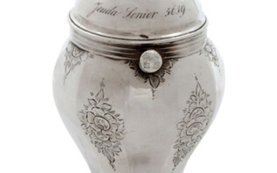 Silver Spice Container Owned by Jeudah Senior of Curaçao-Venezuela – The Caribbean Islands, Mid-19th Century