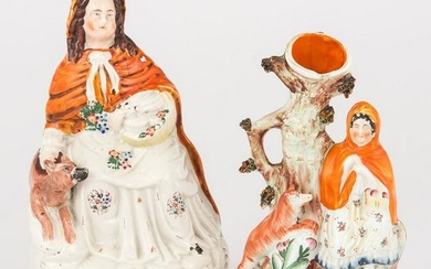 Staffordshire Little Red Riding Hood Figures