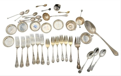 Sterling Silver Lot, of miscellaneous forks and spoons