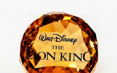 Swarovski Crystal Figurine, Disney Lion King Title