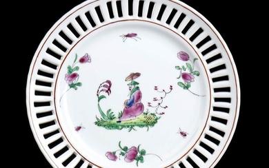 THIRTY-SEVEN PAINTED PORCELAIN DISHES Europe The lot consisting of thirty-seven...