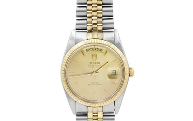 TUDOR - An Oyster Prince Date-Day gold and stainless steel g...