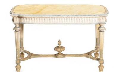 Table de chasse de style Louis XVI avec plateau de