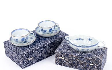 Tea cups and sauce bowl, 3 pieces, “Carnation”, IKEA's 18th century series.