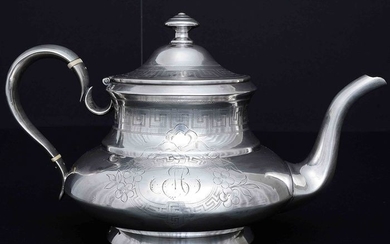 Teapot (1) - .950 silver -Massat Freres - France - ca. 1900