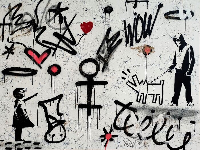TedyZet (XX) - Vandalizing Banksy's mural