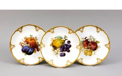 Three fruit plates, Fürst