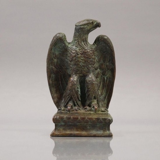 Tiffany Studios New York Bronze Eagle Paperweight