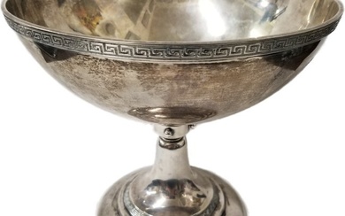 Tiffany & Co. 550 Broadway from 1850s NY English Sterling Silver Fruit Bowl Reworked Trophy