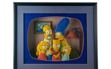Tim West Matt Groening The Simpsons 3D Sculpture