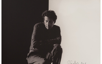Tom Caravaglia (1928-2014), Philip Glass (circa 1985)