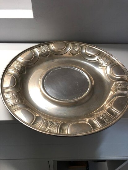 Tray - .800 silver - Italy - Late 20th century