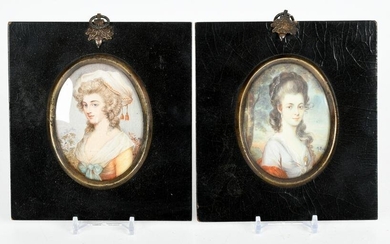 Two 19th Century Portrait Miniatures