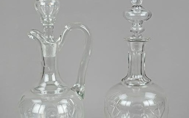 Two decanters, 20th c., each r