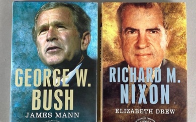 U.S. President George W. Bush and U.S. President Richard Nixon signed American Presidents series