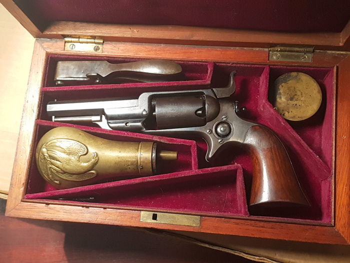 USA - Colt - 1855 Sidehammer - coffret - Percussion - Revolver - 28