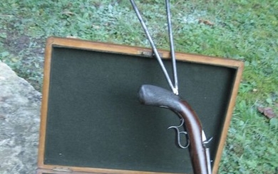 United Kingdom - C Piper a Cambridge - pistolet carabine de tout petit calibre pour le tir de precision - arme de tir a poudre noire et a chargement par la bouche - Percussion - Pistol, Rifle - 6 mm