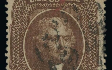 United States: 1857-60 Issue 5c brown, Type II