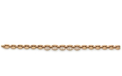 VAN CLEEF & ARPELS Line bracelet in 18K yellow gold