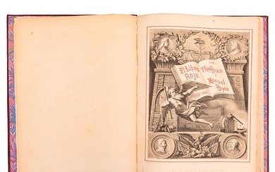 VICENTE RIVA PALACIO-MANUEL PAYNO. EL LIBRO ROJO. 1520-1867. MÉXICO, 1870. 36 litografías.