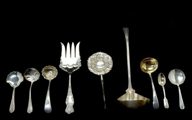 Various Sterling Silver Flatware and Serving Pieces