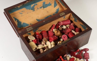 Various incomplete legs chess games, 19th century, in...