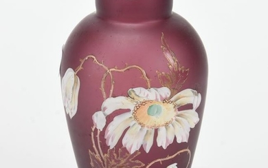 Vase, Unmarked Mt. Joye Style Art Glass
