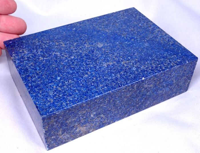 Very Old Blue Lapis Lazuli Jewel box - 153×109×45 mm - 831 g