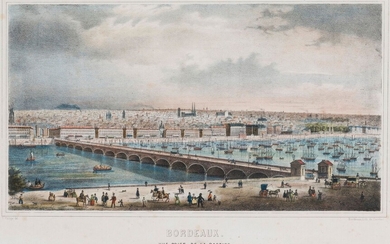 Victor PHILIPPE (Bordeaux, 18191841), dessinateur, et J.B. CONSTANT, lithographe et éditeur Vue prise de La...