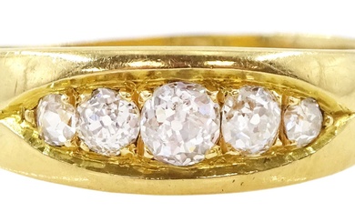 Victorian old cut diamond ring