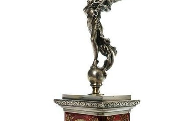 Viennese Enamel on Silver Figurine