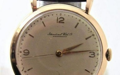 Vintage 18k Rose Gold IWC SHAFFHAUSEN Winding Watch