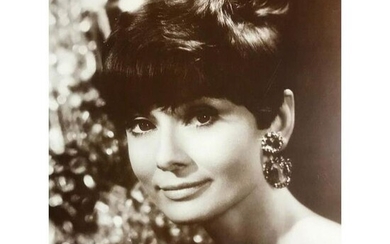 Vintage Audrey Hepburn Sepia Photo Print