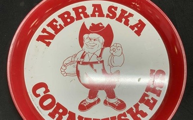 Vintage Nebraska Cornhuskers Football Tray