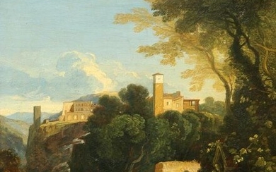 WILLIAM JAMES MULLER (BRITISH 1812-1845) A PAIR OF ITALIAN LANDSCAPES