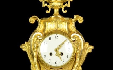 Wall clock (cartel) - NO RESERVE PRICE - Japy Freres & Cie - Cast, chisseled and gilt bronze, ormolu - 19th century
