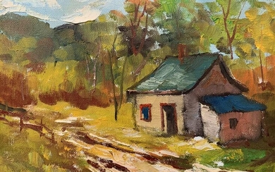 Walter Pranke, Oil On Canvas, Country Scene 1