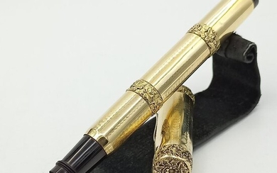 Waterman - Gold Filled 18kt Italian overlay - Fountain pen
