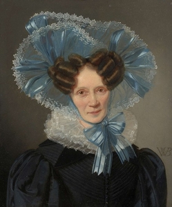 Wilhelm BENDZ Odense, 1804 - Vicenza, 1832 Portrait de la comtesse Sophia Vilhelmine Moltke née Levetzau