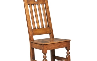 William and Mary Walnut Wainscot Side Chair, Southeastern Pennsylvania, Circa 1740