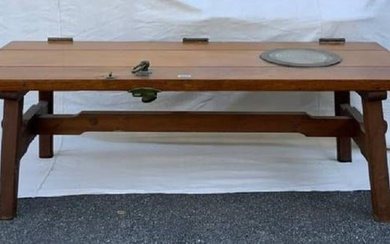 Wood Table Made From Ships Door