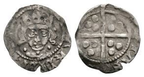 World Coins - Ireland - Edward IV - Dublin - Long Cross Penny