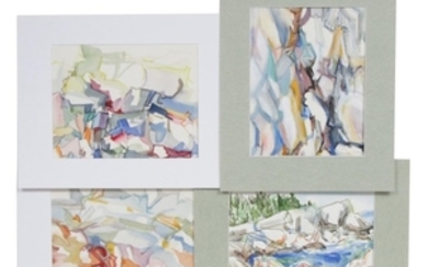 Yolanda Fusco Abstract Landscape Watercolor Paintings