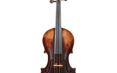 A German Violin by Johann Gutter Labeled: Johann Gott.../Violinmacher...