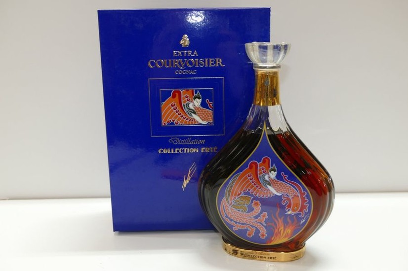 1 Btle Cognac Courvoisier Extra Collection Erté Distillation...