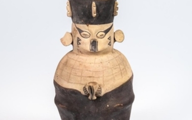Chancay Painted Anthropomorphic Amphora