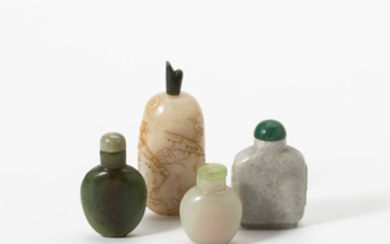 A collection of Chinese jade snuff bottles