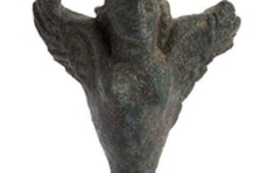 Etruscan bronze sphynx tripod foot 4th - 2nd century BC;...