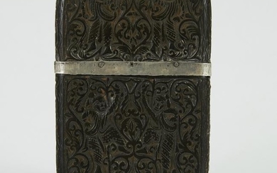 Javanese Ebony calling Card Case c. 1850