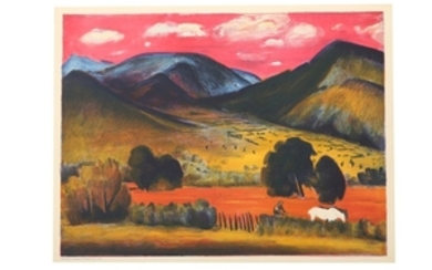RAYMOND COXON (1896-1997) Landscape in the Lake District...